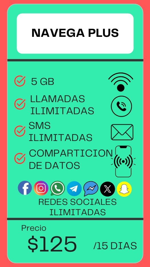 PAQUETE NAVEGA PLUS